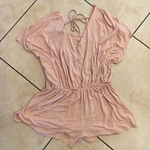 Blush pink romper from foreign exchange